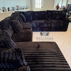 New Oversized Fluffy Sectional Couches