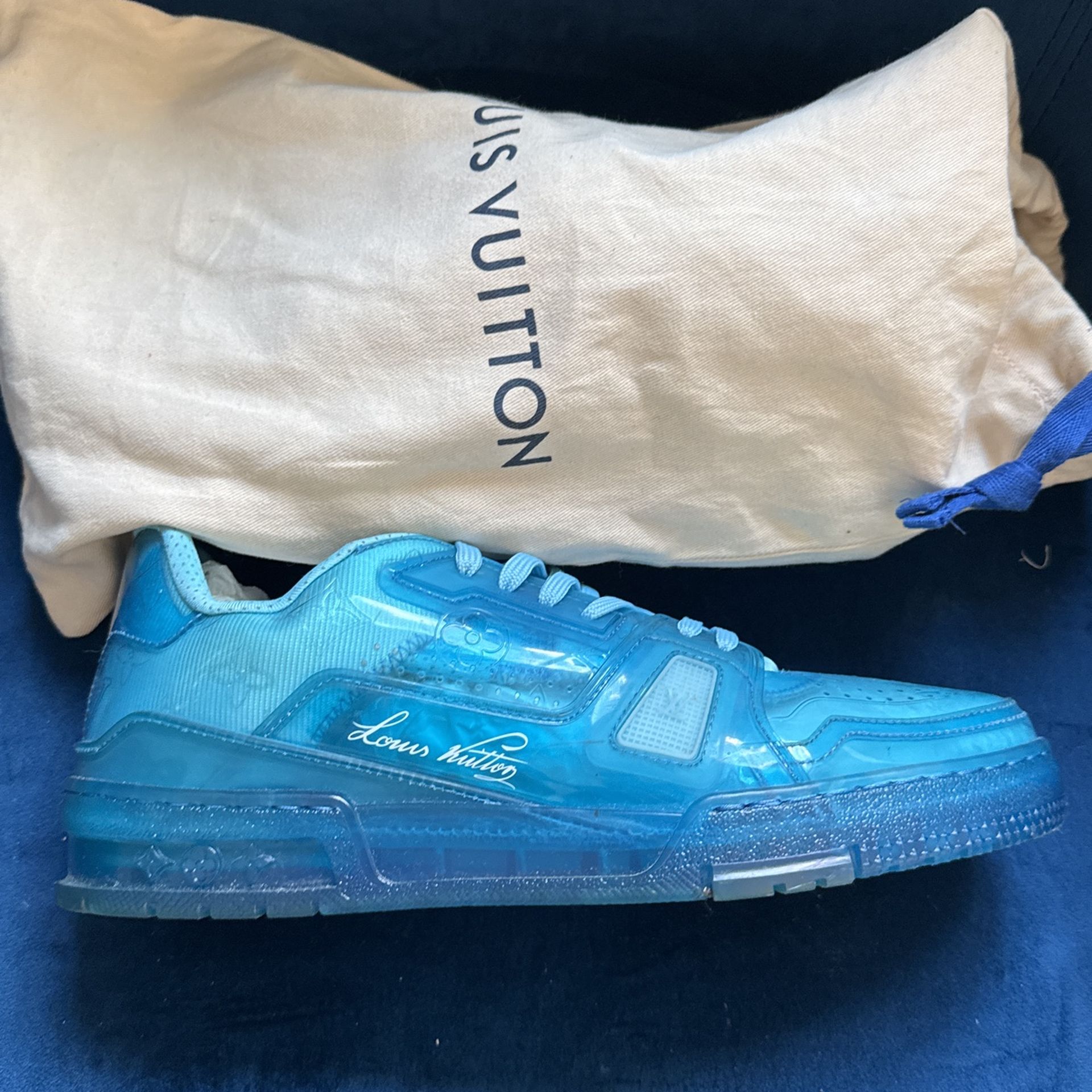 Louis Vuitton Trainers Transparent Blue Sneakers