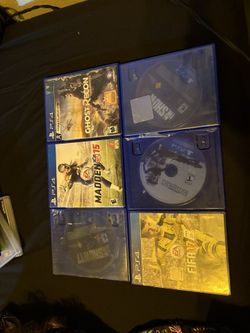 Bundle Of 6 PS4 Disc Games