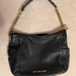 Michael Kors black shoulder bag purse