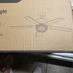 Ceiling Fan For Outdoor Waterproof Light 52``