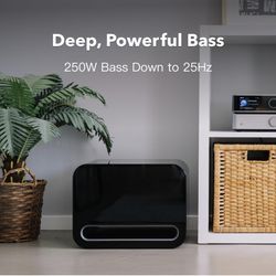 WiiM Sub Pro – 8" 250 W Wireless Smart Subwoofer