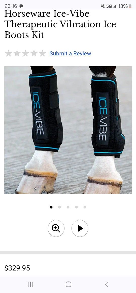 Ice Vibe Horse Boots