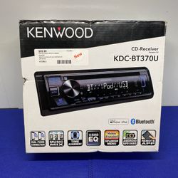KENWOOD KDC-BT370U CD Car Stereo with Bluetooth, AM/FM Radio
