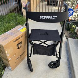 Easy Fold Mobility Walker With Seat. Easy Pull Handle Close. Lightweight, Brand New. Excellent Condition 