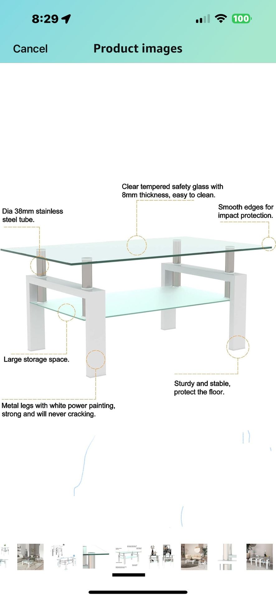 coffee table and two end tables 