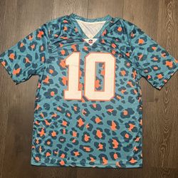 CHEETAH PRINT CHEETAH JERSEY ALL SIZES AVAILABLE 