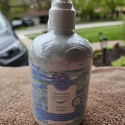 New Sealed Glacier White Scentsy Pump Hand Soap