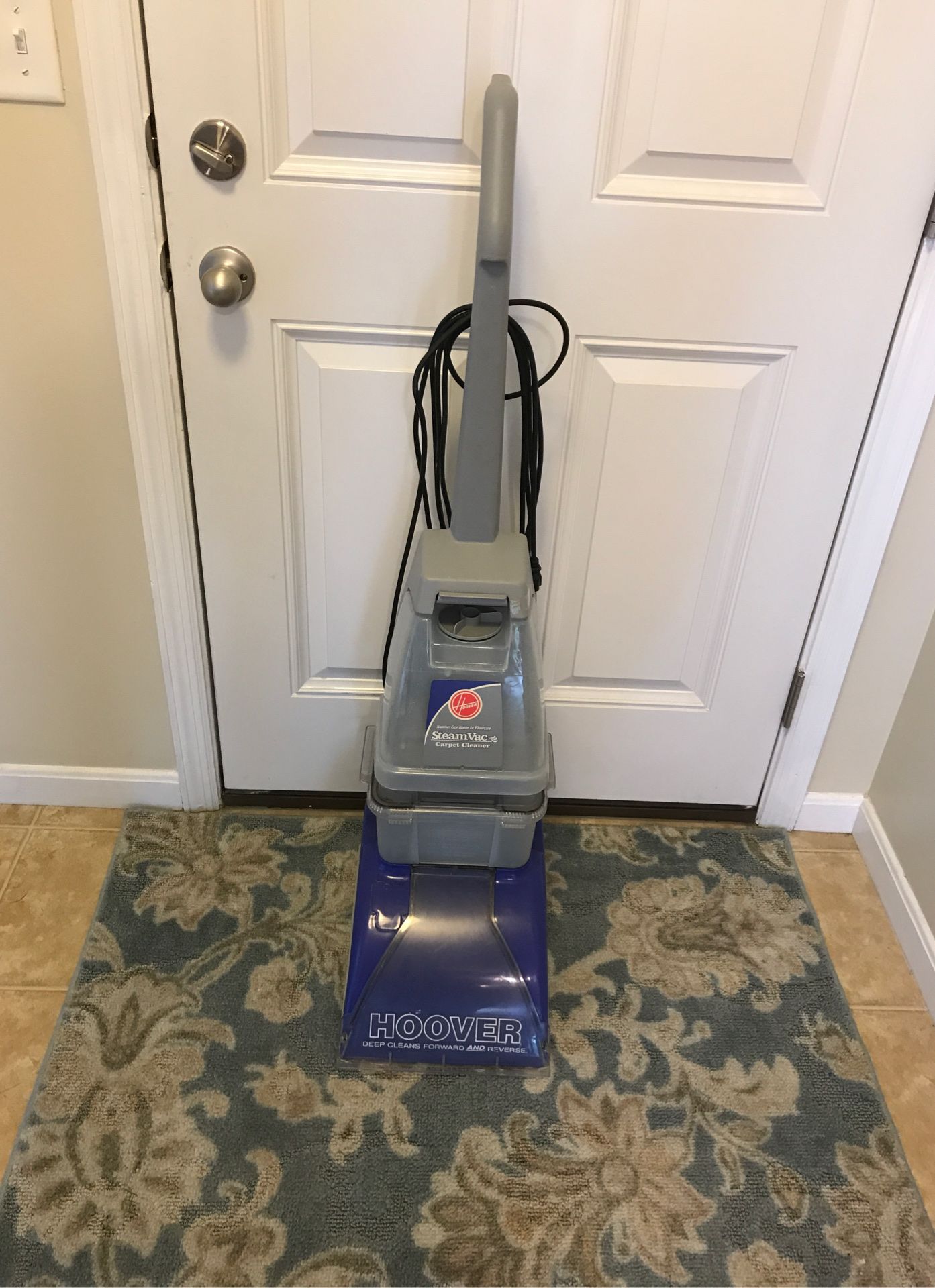 Hoover steam vac carpet cleaner