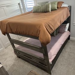 Decimus Queen Over Queen Bunk Bed