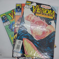 Marvel Comics Venom 1 2 3 The Madness Juggernaut 1993