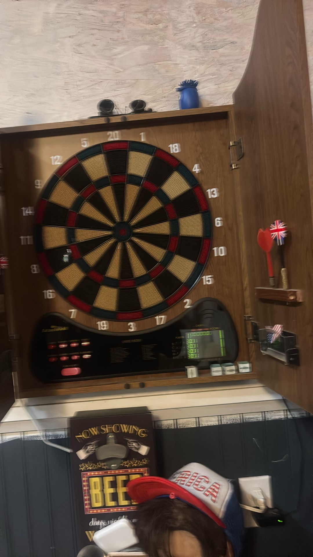 Digital Score Keeping Dart Board