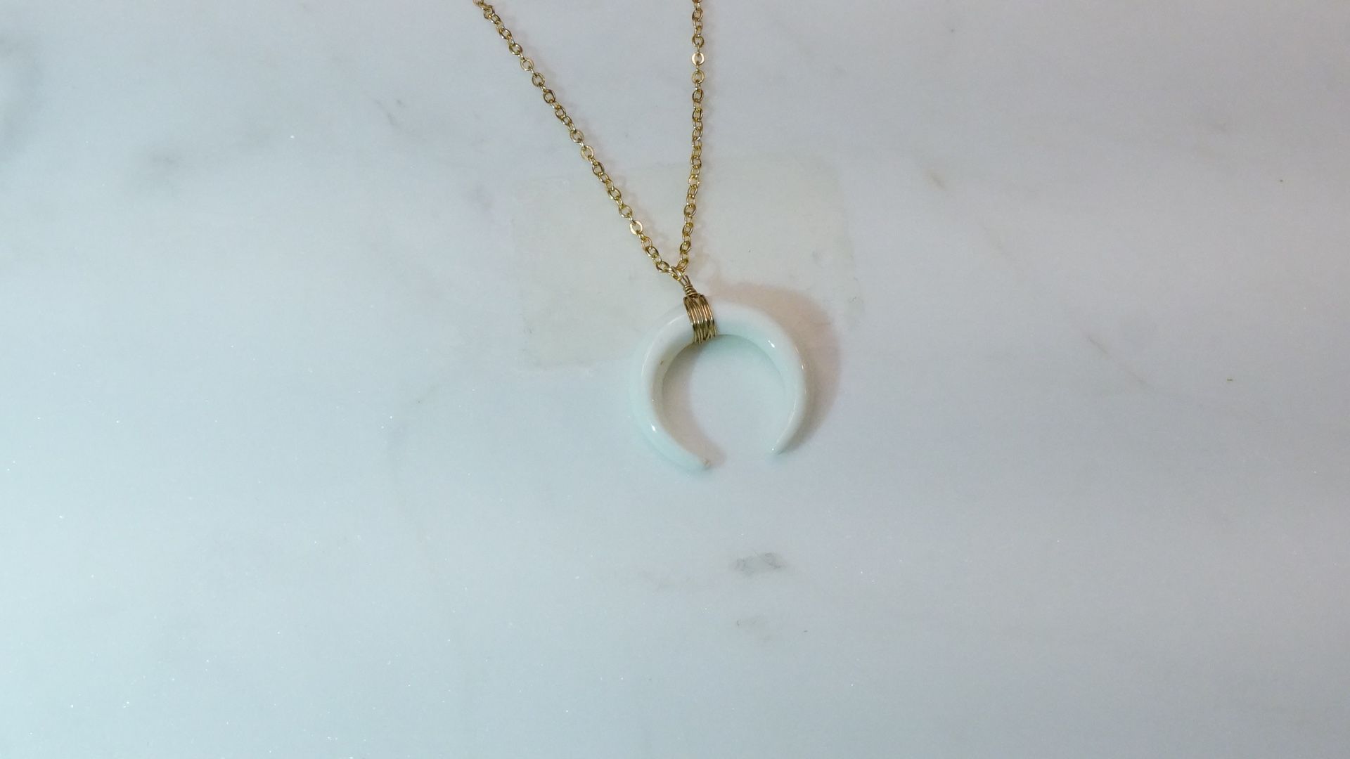 The Kate Horn Choker necklace from RachelMichelleUSA