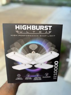 Highburst Ultra Shop Light 10000 Lumens - LED Garage Light - NEW