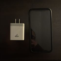 iPhone XR and charging brick