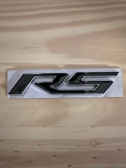 Chevrolet Camaro RS Badge Black / Silver