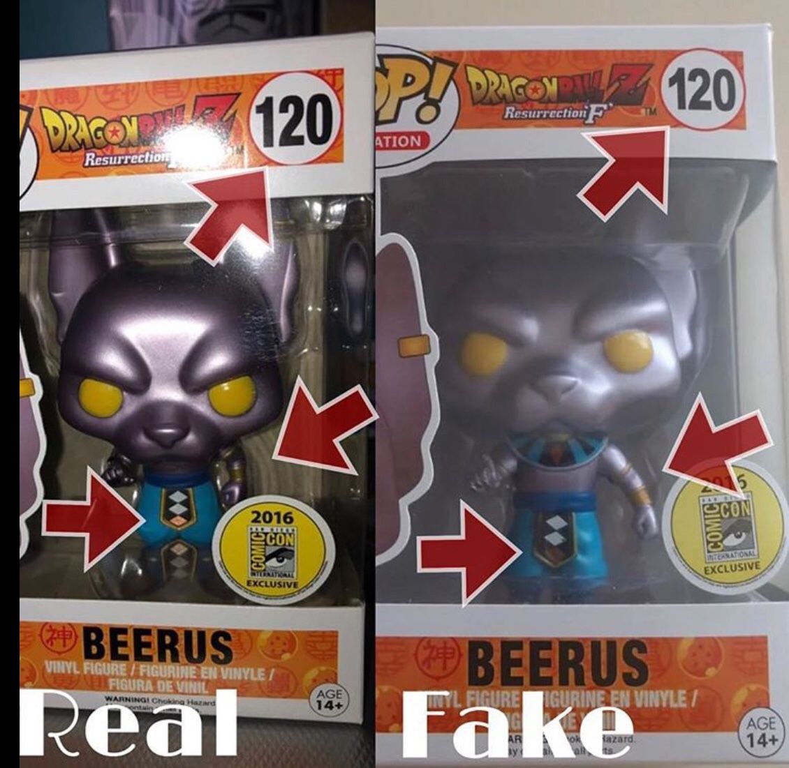 Be careful w/ fake Funko Pops out there