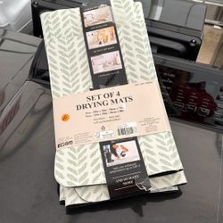 🔥 Set of Drying Mats for Kitchen – New 
