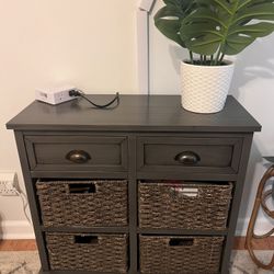 Accent Storage Cabinet Console Entry Way Table 