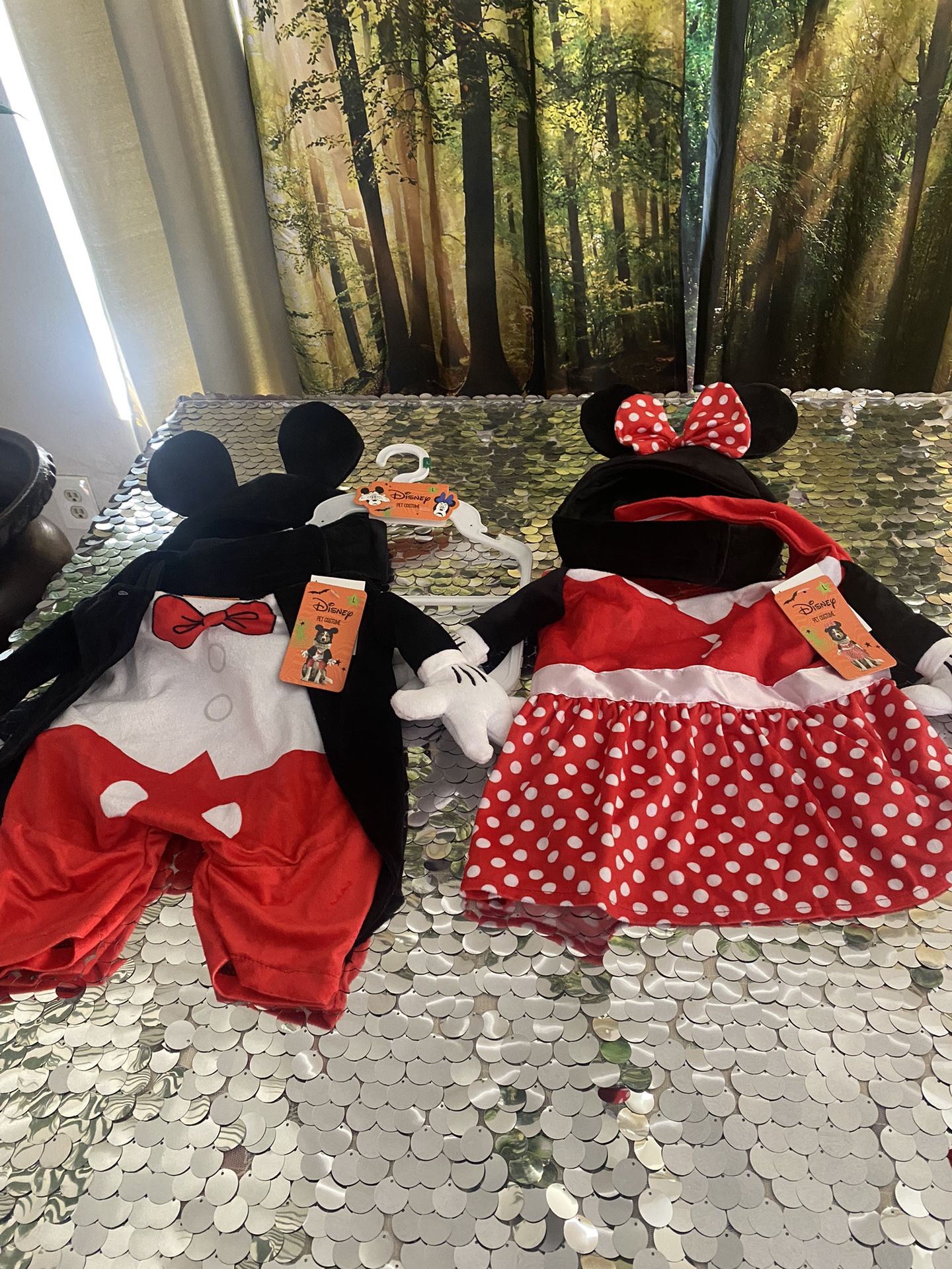 HERMOSOS DISFRASES DE MICKY Y MINNIE MOUSE SIZE LARGE NUEVOS