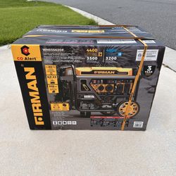 Firman WH03562OF Electric Start 120V Open Frame 4400 -Watt Dual Fuel (Gasoline/Propane) Inverter Generator