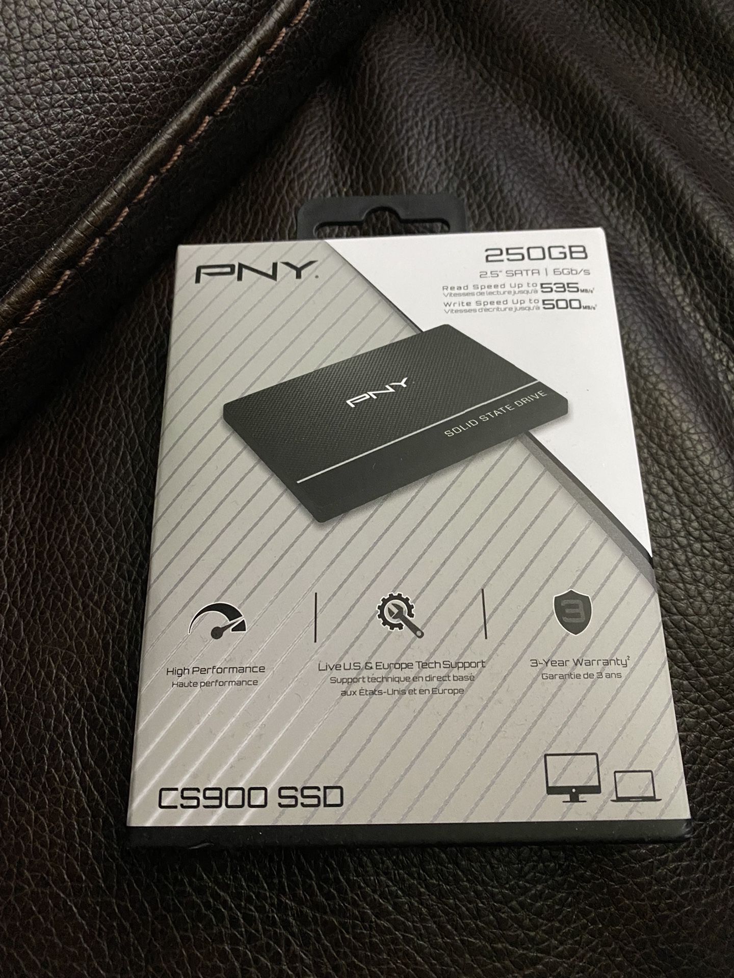 PNY CS900 250GB 3D NAND 2.5" SATA III Internal Solid State Drive