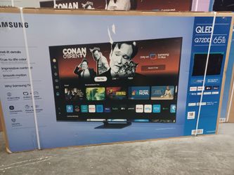 65" Screen QLED SMART 4K ULTRA HDTV BY SAMSUNG Q72DD.  1  year Warranty