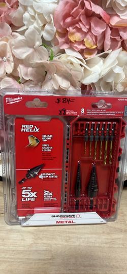 Milwaukee SHOCKWAVE Impact-Duty Titanium Step Bit Set (8-Piece