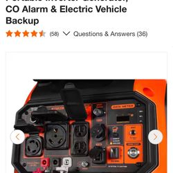  6800-Watt Dual Fuel 120VI 24OV Electric Start Gas