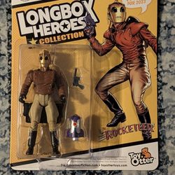 J. Fresh Monkey Fiction: Longbox Heroes Collection the Rocketeer Action Figure