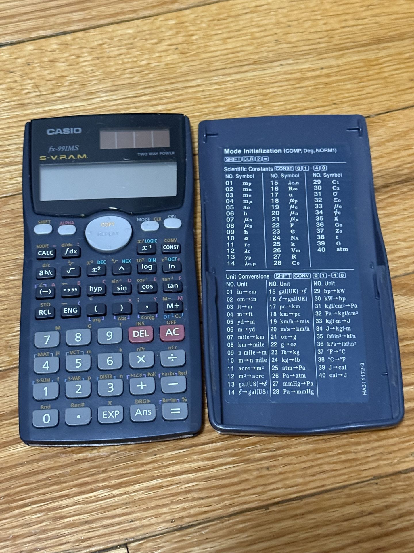 calculator (battery almost run out, needs to replace a New Battery: LR44)