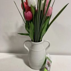 Faux 23” Tulip Arrangement SH