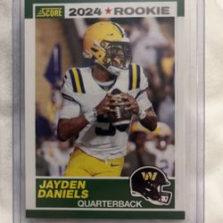 Jayden Daniels 2024 rookie card