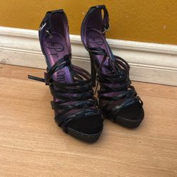 Black Heels With Purple Soles 