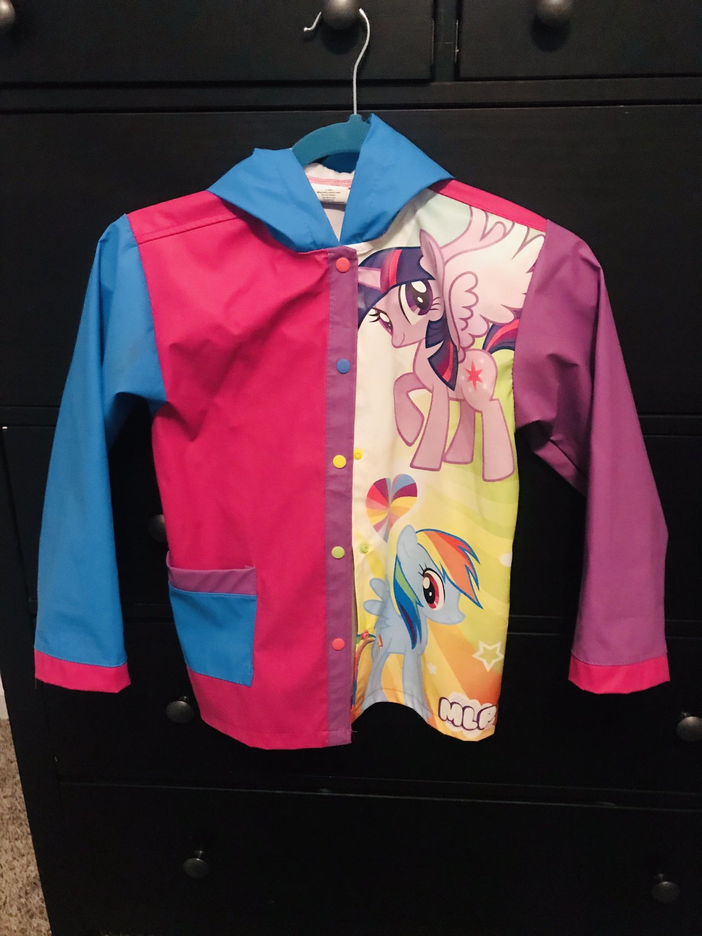 My little pony raincoat size S/M