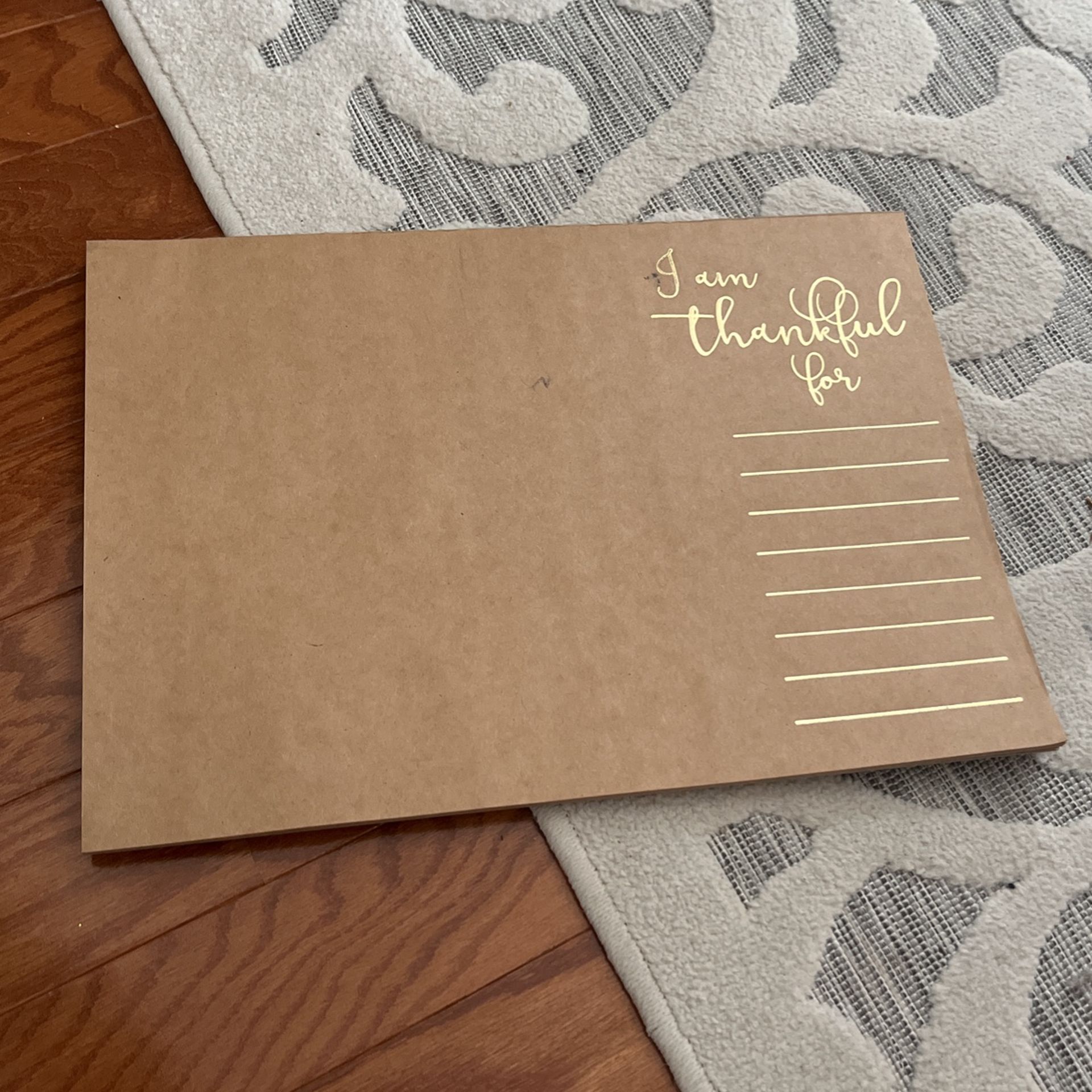 I Am Thankful Paper Placemats