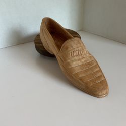 Hand carved Wooded Shoe