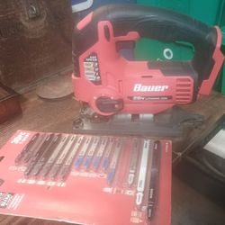 Bauer 20v Jigsaw And Blades Combo 