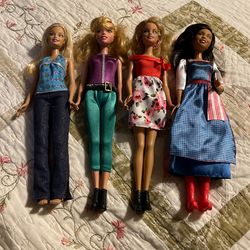 Four Beautiful Barbies