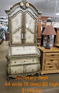 Secretary Painted We are located at 2811 East Bell road. Another Time Around Furniture.
