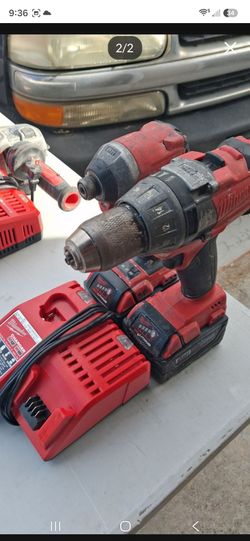 Milwaukee fuel drill combo set