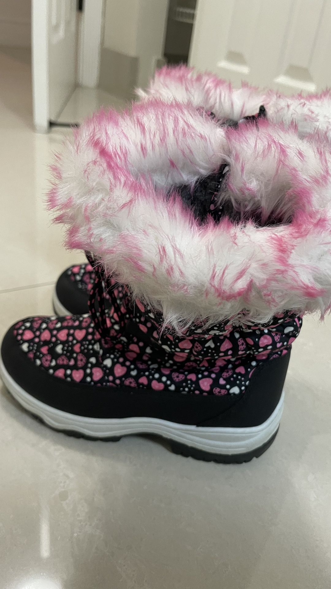 Girls Boots BLACK/Pink