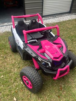 Kids Electric Ride-On UTV Buggy Pink