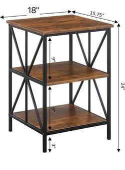 Wood night stand set