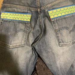 Levi's x Kaws "Kaws Teeth" Selvedge Pants W30