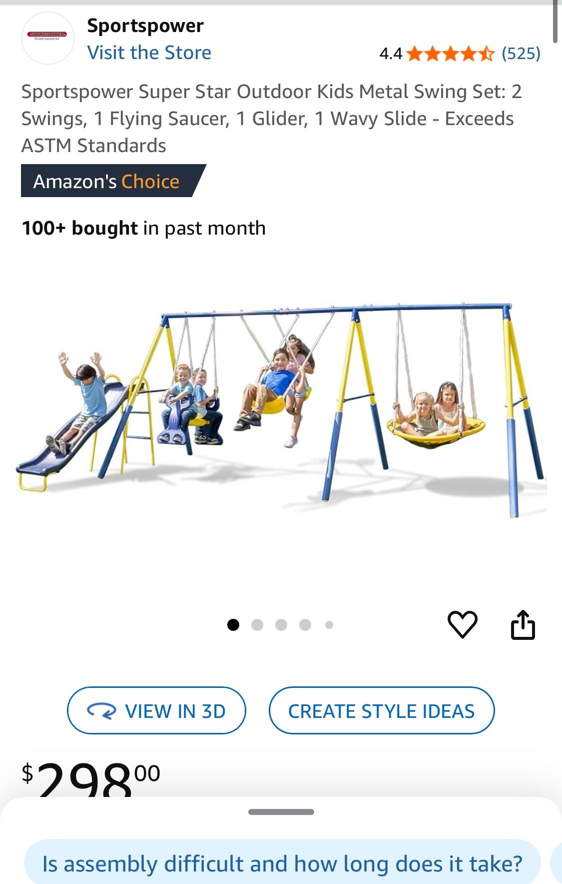 SWINGSET (brand new)