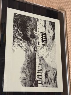 Vintage 1981 Signed Dutch Countryside Pen & Ink Art - Ede, Netherlands Landsc