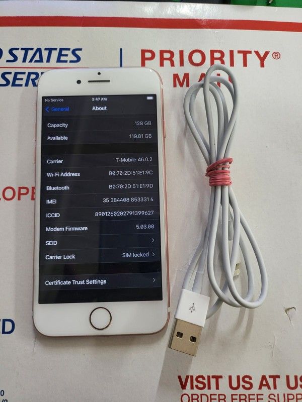 IPHONE 7 T-MOBILE WITH 128G (SHOP18)