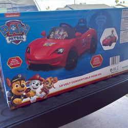 Paw Patrol 12 V Convertible Ride On Never Been Open Brand New