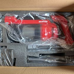 Brushless Cordless Stick Vacuum RD-101, 700W, Strong Suction, Floor Brush, Red